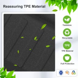 Smabee for Toyota RAV4 2026 Trunk Door Sill Guard Strip Inner Rear Bumper Guard Plate Cover Trim Car Accessories Black