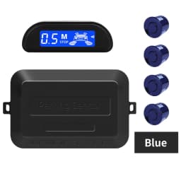 Hippcron Car Parking Sensors Parking Kit Display 22mm 4 Sensors Backlight Reverse Backup Radar Monitoring System 8 Colors