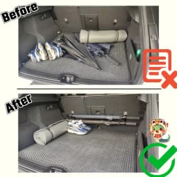 2Pcs Car Trunk Hooks, Universal No-Drill Hanger, Storage Organizer for Umbrella, Towel, Fishing Rod, Camping Gear, Fits Most Car