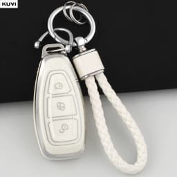 New TPU Car Smart Key Case Cover Shell For Ford Focus 3 4 ST Mondeo MK3 MK4 Fiesta Fusion Kuga Ecosport Protect Fob Accessories
