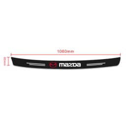 Carbon Fiber Car Trunk Rear Bumper Sticker Guard Plate Protector For Mazda 3 5 6 323 626 CX-3 CX-4 CX-5 CX-7 CX-9 CX30 RX8 MX5