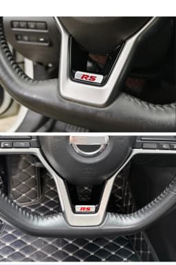 Car Steering Wheel Buckle Badge Accessory For Nissan GTR NISMO Qashqai Patrol X-trail Tiida Navara Sylphy Juke Teana Skyline Alm