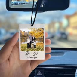 Custom Acrylic Car Pendants, Personalized Car Accessories, Customized Photo Ornaments, Custom Couple Photos, Hanging Ornaments