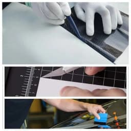 Vinyl Wrap Car Lights Sticker Tools Vinyl Scraper Film Squeegee Vinyl Spatulas Kit Precision Craft Knife Window Tinting Tools