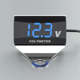 10-150V Waterproof Motorcycle LED Digital Voltmeter Battery Voltage Monitor