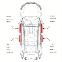 4Pcs Car Door Sill Protector Strip STICKER For CX5 CX 5