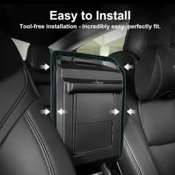 For Tesla Model 3 Y 2017-2026 Car Center Console Armrest Pad TPE Soft Case Lid Auto Central Armrest Box Cover Accessories