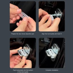 Car Door Shock Absorber Pad Door Lock Protection Gasket For Peugeot 206 308 208 207 3008 307 2008 508 407 5008 408 4008 Rifter.