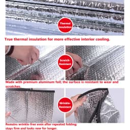 Car Front and Rear Sun Visors Car Windshield Summer Sun Protection Heat Insulation Window Sunshade Car Interior Sun Visor