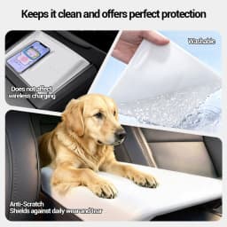 1/4Set For Tesla Model 3 Y YL Highland Juniper Armrest Pad Anti-fouling Case Center Organizer Console Box Cover Car Accessories