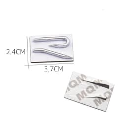 New R Emblem Car Metal Body Tail Trunk Sticker Accessories For Volkswagen VW GTI Rline Polo Golf MK8 Touareg Passat Magotan CC