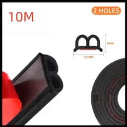Car Rubber Door Sealing Car Door Hood Trunk Seal Strip 5/10/20meters Universal Noise Insulate Car Door Seal Strip Rubber Sealing