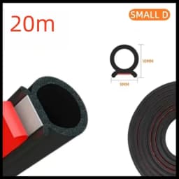 Car Rubber Door Sealing Car Door Hood Trunk Seal Strip 5/10/20meters Universal Noise Insulate Car Door Seal Strip Rubber Sealing