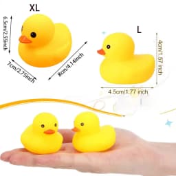 30PCS Rubber Duck Toys, Squeaky Swimming Ducks, Classroom Prizes, Car Home Decorations, Gifts and Collectible Ornaments