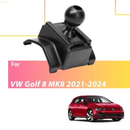 Custom Fit for Volkswagen Golf 8 MK8 2021-2024 Magnetic Phone Mount Airflow Cooling Phone Holder 360° Swivel Phone Holder Base