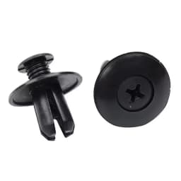 50pcs Car Hole Plastic Rivets Fastener Push Clip Black Auto Vehicle Door Trim Panel Retainer Fastener Clips for Toyota Audi