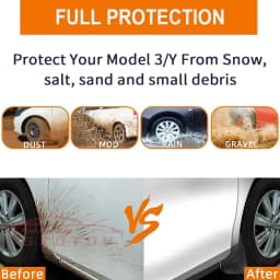 Original Type Mud Flaps for Tesla Model Y Juniper Model 3 YL 2025 2026 Mudflap Guards Wheel Fender MudGuard Travel Accessories