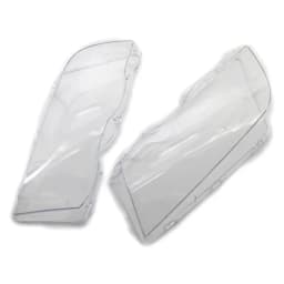 Pair Car Headlight Cover For BMW E46 4 Door 3-Series 1998 1999 2000 2001 Lampshade Bright Shell Head Lamp Lens Covers
