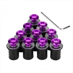5mm 10PCS Motorcycle Windscreen Windshield Bolts Screws Nut Fastener For Suzuki GSXR 600 750 1000 K1 K2 K3 K4 K5 K6 K7 K8 K9 K11