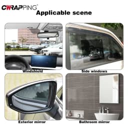4PCS Car Rainproof Film 2 Auto Rearview Mirror 2 Side Windows Rainproof Film Waterproof Anti-fog Car Stickers for Car Accessorie