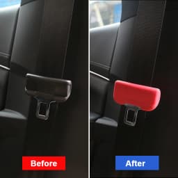 Car Seat Belt Anti Scratch Protector Case for Tesla Model 3 Y 2024 2025 Seatbelt Buckle Cover Soft Silicone Interior Accessories