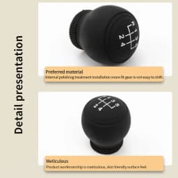 Silicone Car Gear Head Shift Knob Cover Universal Gear Shift Non Slip Grip Handle Case Wear-resistant Gear Rod Cover