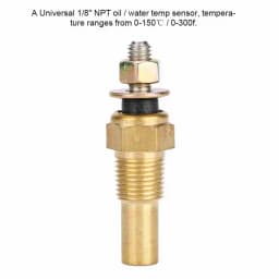 Water / Oil Temp Temperature Sensor 1/8 NPT Electrical Sender Transmitter Sending Unit Temp Sensor