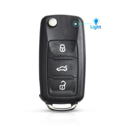 KEYYOU New For VW Volkswagen Golf 4 5 6 Passat B5 B6 Polo Touran MK4 Bora For Seat Skoda 2 3 Buttons Modified Folding Car Key