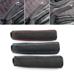 New Suede Style Handbrake Sleeve Leather Handbrake Grips Cover Car Interior Accessories