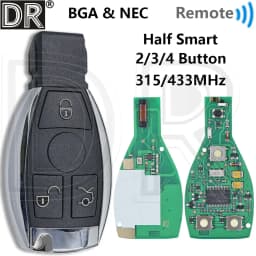 Great 315/433MHz NEC Chip BGA Style FBS3 System Car Remote Key Support BGA&NEC For Mercedes Benz A C E S GLA GLC GLK W203-W222