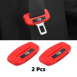 Silicone Seat Belt Cover for VW Golf 7/7.5/8 Golf Jetta Passat - Noise Reduction, Aesthetic Design, Secure Fit & Easy Install