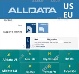 2026 Online Account for AllData US EU Newest Whole Data Software for Car Data Repair Data Hay-nes PRO Compatible with Mobil/PC