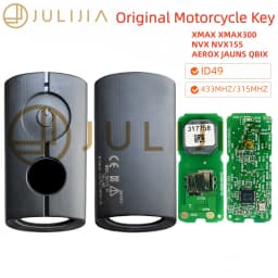 JULIJIA Original B74H626102 Remote Keyless Smart Key 434Mhz Motorcycle For Yamaha Aerox Fazzio Freego Xmax Filano Lexi Nmax 2020