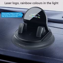 360 Degree Rotating Car Mobile Holder Sticky Phone Stand for Dashboard Multi Purpose Use in Auto and House Accessory