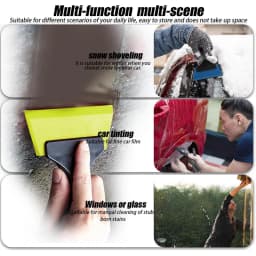 1/3 Pcs Small Squeegee for Car Window Cleaning 5 Inch Window Tint Squeegee with Non Slip Handle Silicone Wiper Tinting Tools