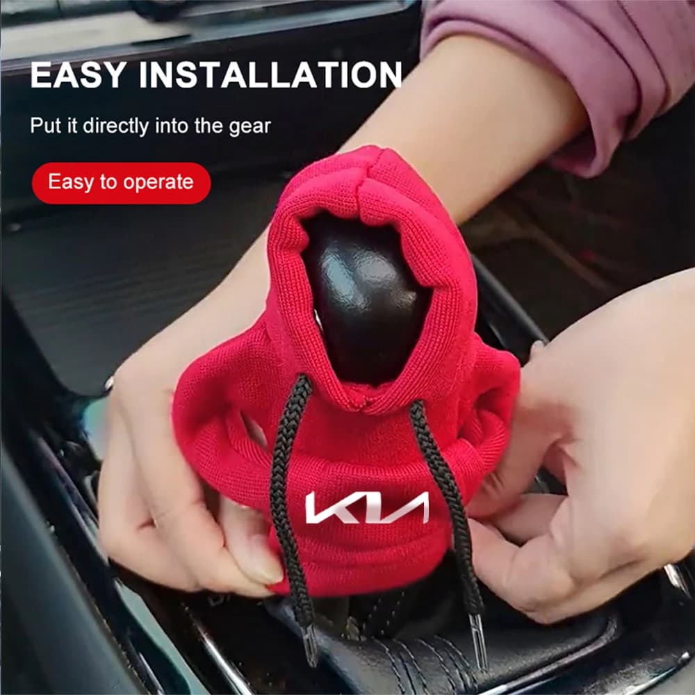 Gear Shift Hoodie Cover Manual Automatic Car Shift Lever Handle Decoration for KIA Rio Ceed Sportage Cerato Soul Sorento Picanto