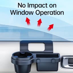 Multifunctional Car Organizer Box with Cup Drink Holder Hanging Storage Rack Side Door Window Storage Auto Interior Accessories