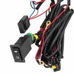 12V Universal Car LED Fog Light On/Off Switch Wiring Harness Relay Kit Fog Light Switch Wiring Kit LED Switch Wiring Relay