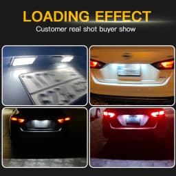 2PCS LED License Plate Light for Nissan Altima Rogue Sentra Versa 2019-2023 Canbus Error Free for Suzuki Suzuki 2016 265108990E