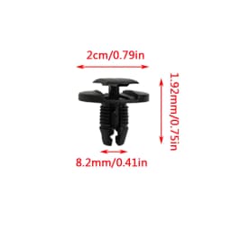10/20Pcs Car Bumper On The Middle Net Card Engine Cover Water Tank Guard Plate Fixed Buckle Clip For Porsche Cayenne Car Part