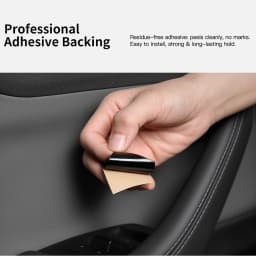 YZ For Tesla Model 3 Y Highland Juniper 2025 Car Interior Suede Door Switch Button Trim Stickers Patch Trim Cover Accessories