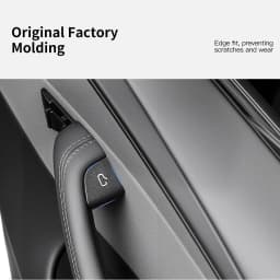 YZ For Tesla Model 3 Y Highland Juniper 2025 Car Interior Suede Door Switch Button Trim Stickers Patch Trim Cover Accessories