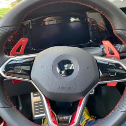 Aluminum Car Steering Wheel Shift Paddle Extension for VW Golf 8 MK8 R GTI R Line Accessories 2020 2021 2022