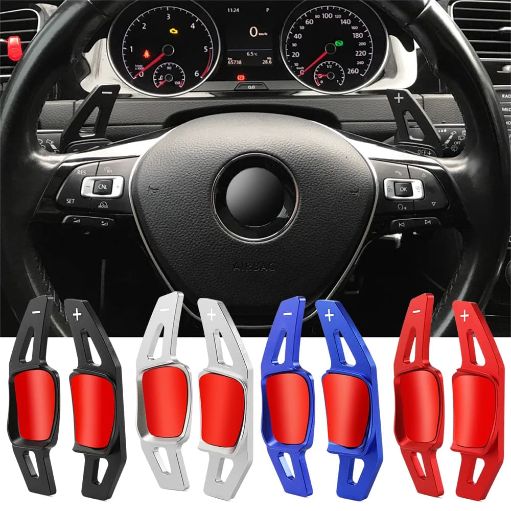 Aluminum Car Steering Wheel Shift Paddle Extension for VW Golf 8 MK8 R GTI R Line Accessories 2020 2021 2022