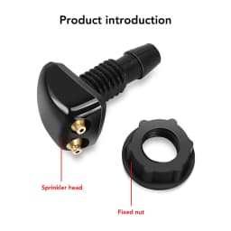Fix Your Weak Washer Spray! 2 Premium Nozzles – Stronger Coverage, No More Blind Spots! Fits Jeep & Dodge in 1 Minute!