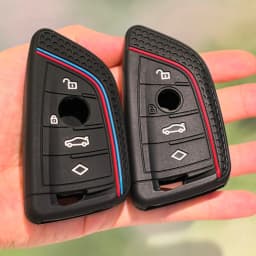For BMW X1 X3 X4 X5 X6 Series 1 2 3 5 7 G20 G02 G05 G31 G23 F34 F15 F40 IX3 Silicone Remote Car Key Cover Keychain Key Case