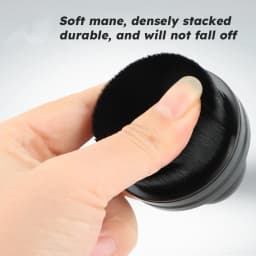 Portable Car Tire Shine Applicator Brush Tire Dressing Brush Applicator with Seal Cover, High Density Car Detailing & Tire Brush