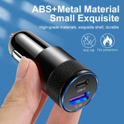70W USB C Car Charger Type C Fast Charging Phone Adapter For iPhone Xiaomi Huawei PD Phone Charger Car Adapter Cigarette Lighter
