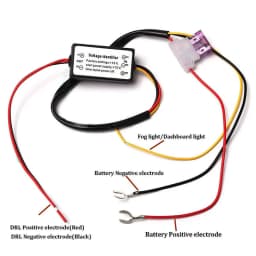 1pc DRL Controller For Car LED Daytime Running Light Auto Automatic ON/OFF Controller Module DRL Relay Kits