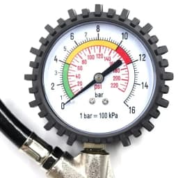 Car & Motorcycle Tire Pressure Monitoring Kit 220PSI with Gauge Tester Air Compressor Dial Meter Inflator Pump